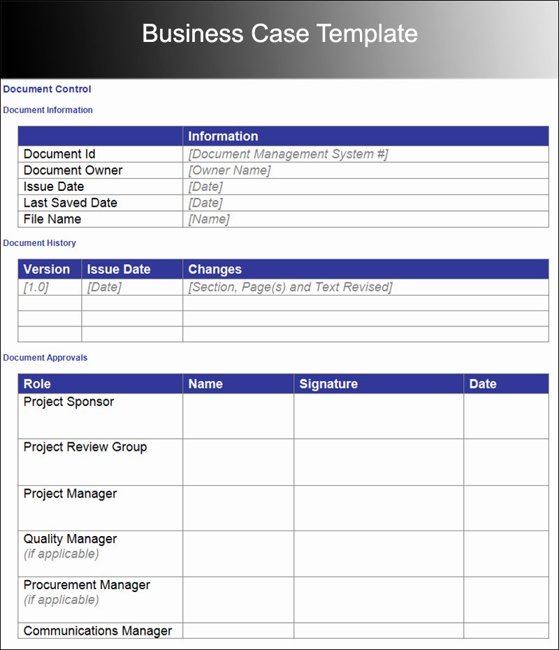 Simple Business Case Template Fresh 8 Business Case Template Free Word Pdf Excel Doc formats