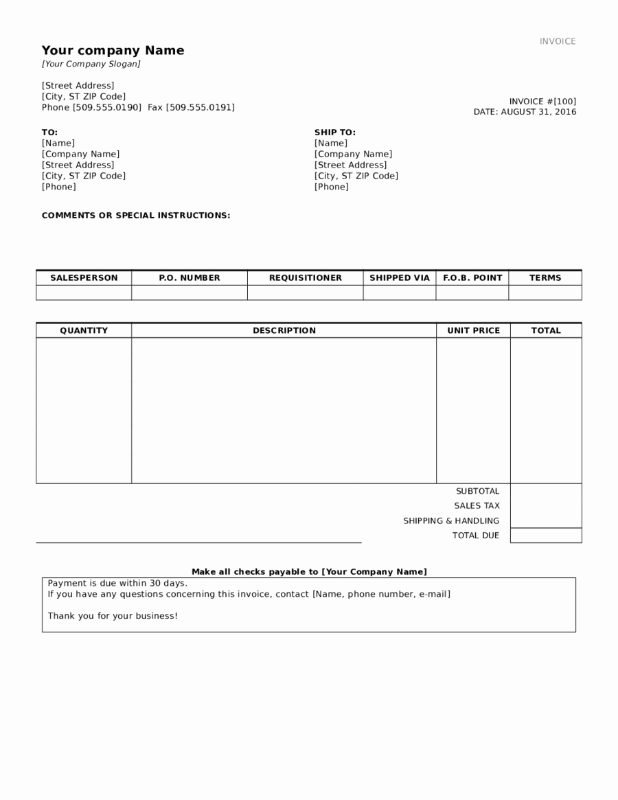 Simple Pro forma Template New 2018 Proforma Invoice Fillable Printable Pdf &amp; forms