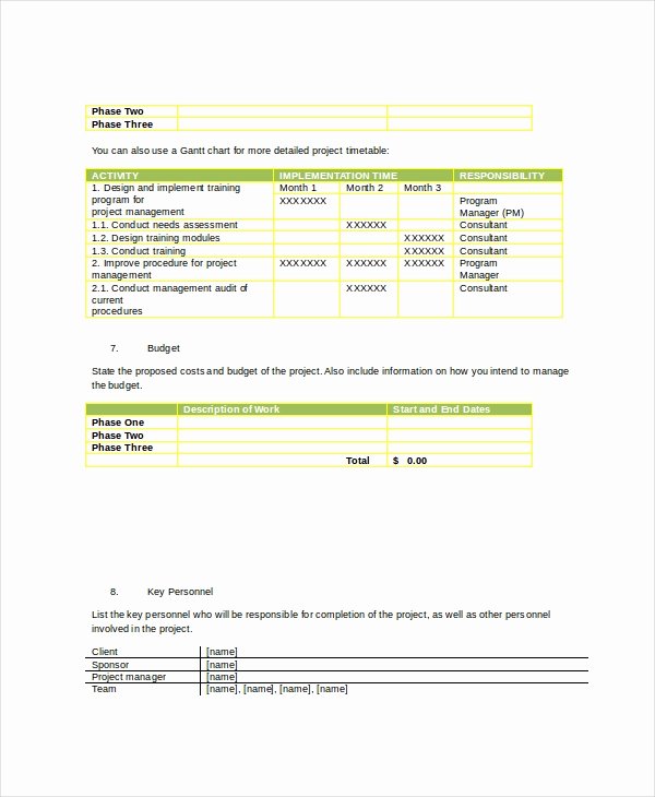 simple project proposal templates