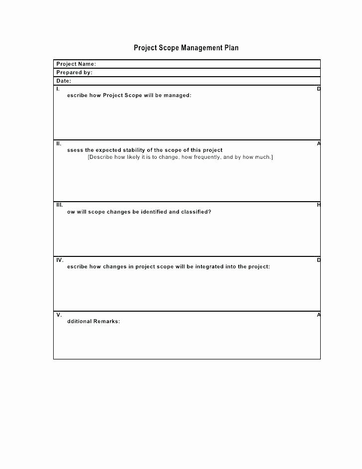 Simple Project Scope Template Inspirational Project Scope Statement Example Letter Template Word