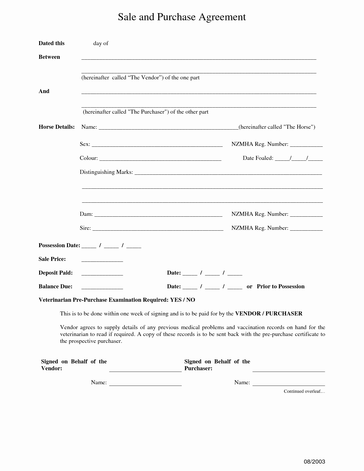 Simple Sales Agreement Template Best Of 12 Best Of Purchase Sale Agreement form Car