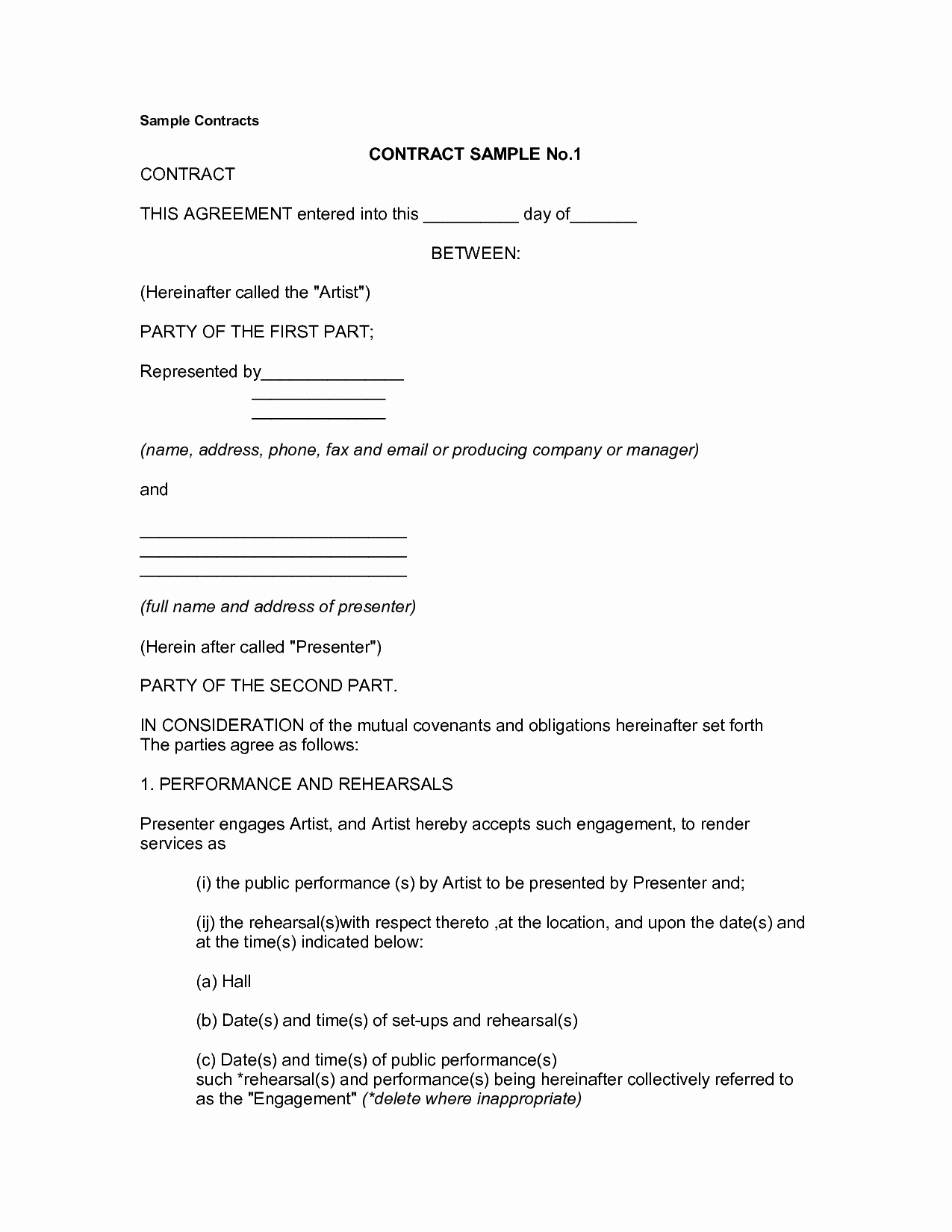 Simple Sales Agreement Template Luxury Basic Contract for Services Mughals