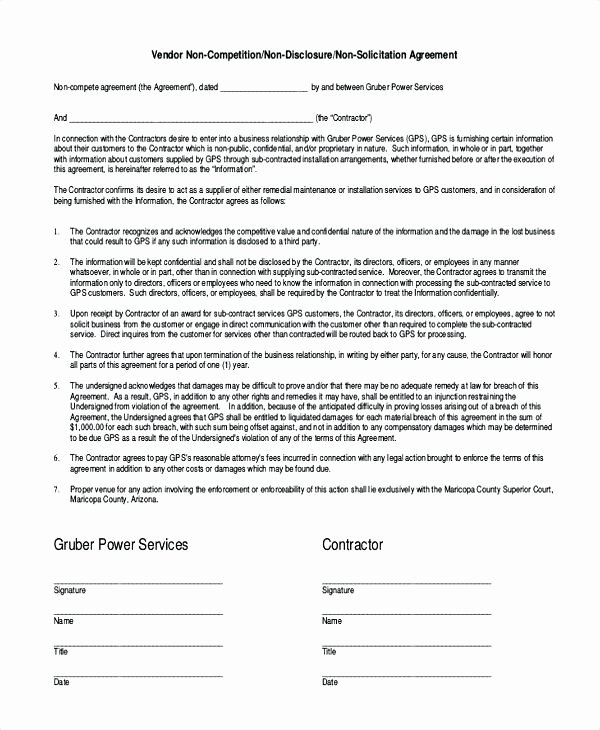Simple Vendor Agreement Template Lovely Simple Vendor Agreement Template Sample Vendor Agreement