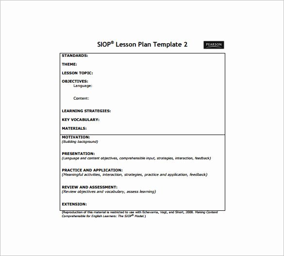Siop Lesson Plan Template Inspirational Best 25 Business Plan Sample Pdf Ideas On Pinterest