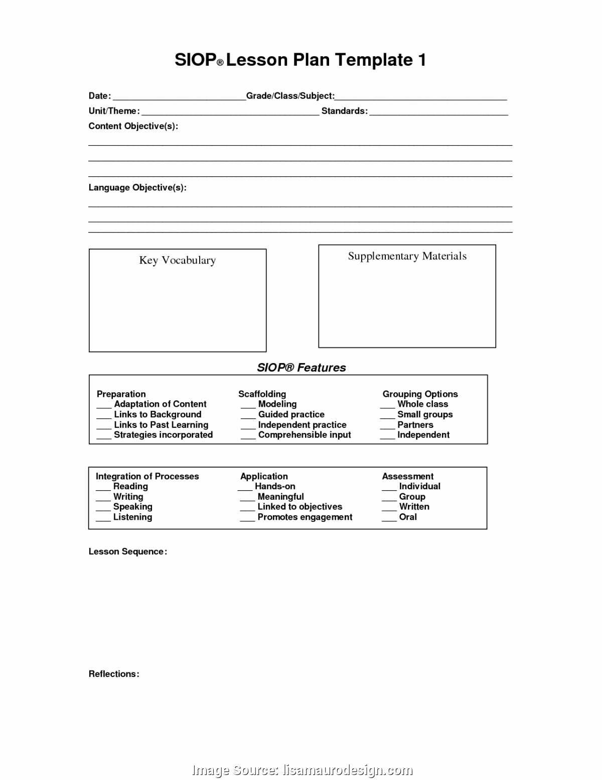 Siop Lesson Plan Template New Good Guided Reading Activity Lesson 1 Guided Reading