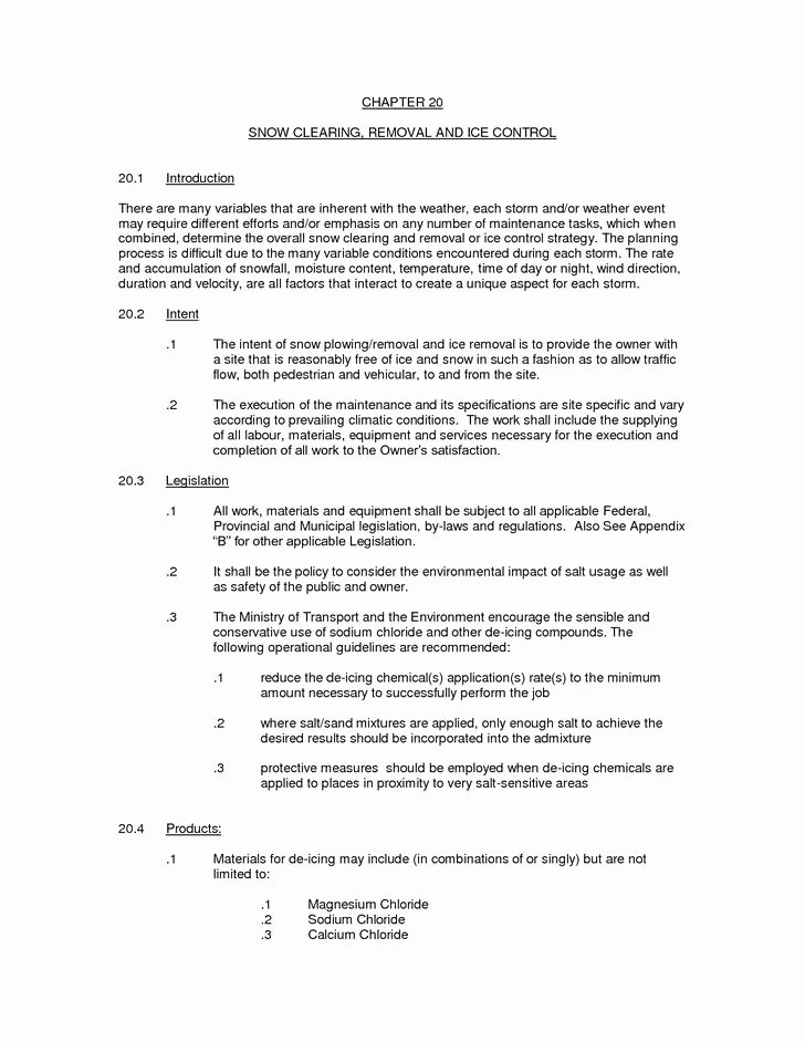 Snow Plow Contract Template Awesome 20 Snow Plowing Contract Templates Free Download
