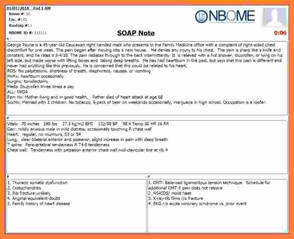Soap Note Template Word Beautiful 9 soap Notes Template