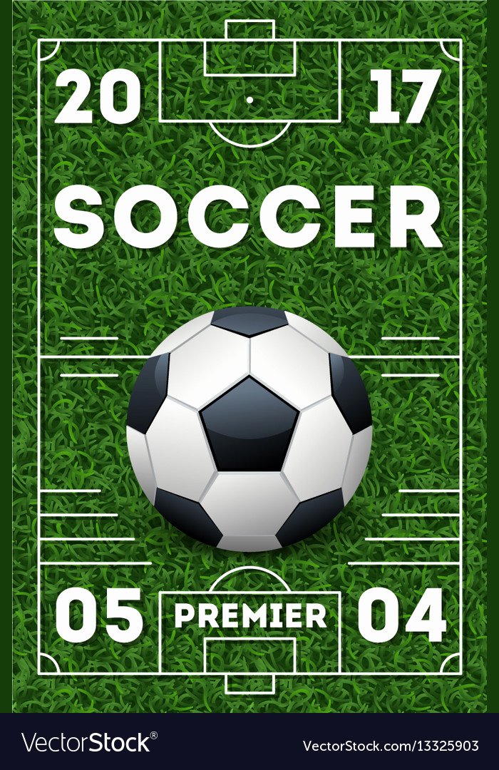 Soccer Flyer Template Free Best Of soccer Poster Template Royalty Free Vector Image