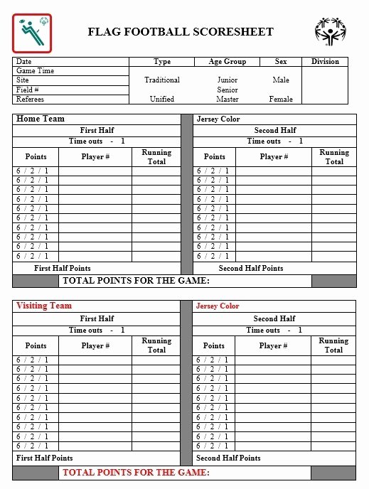 Soccer Score Sheet Template Beautiful 13 Free Sample Football Score Sheet Templates Printable