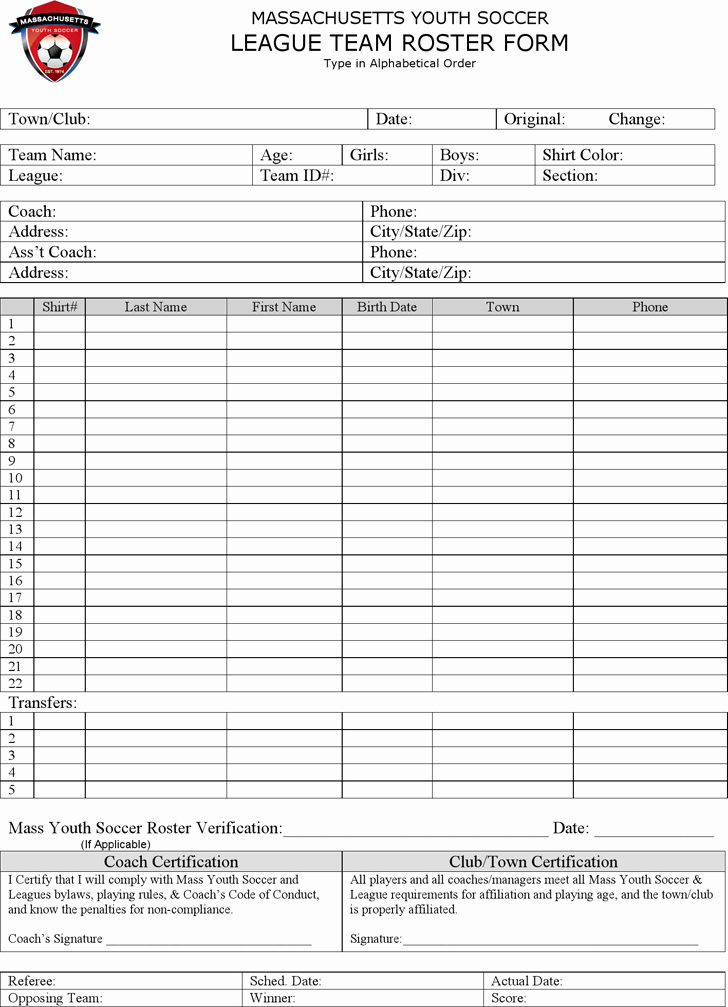 Soccer Snack Schedule Template Awesome soccer Game Schedule Template