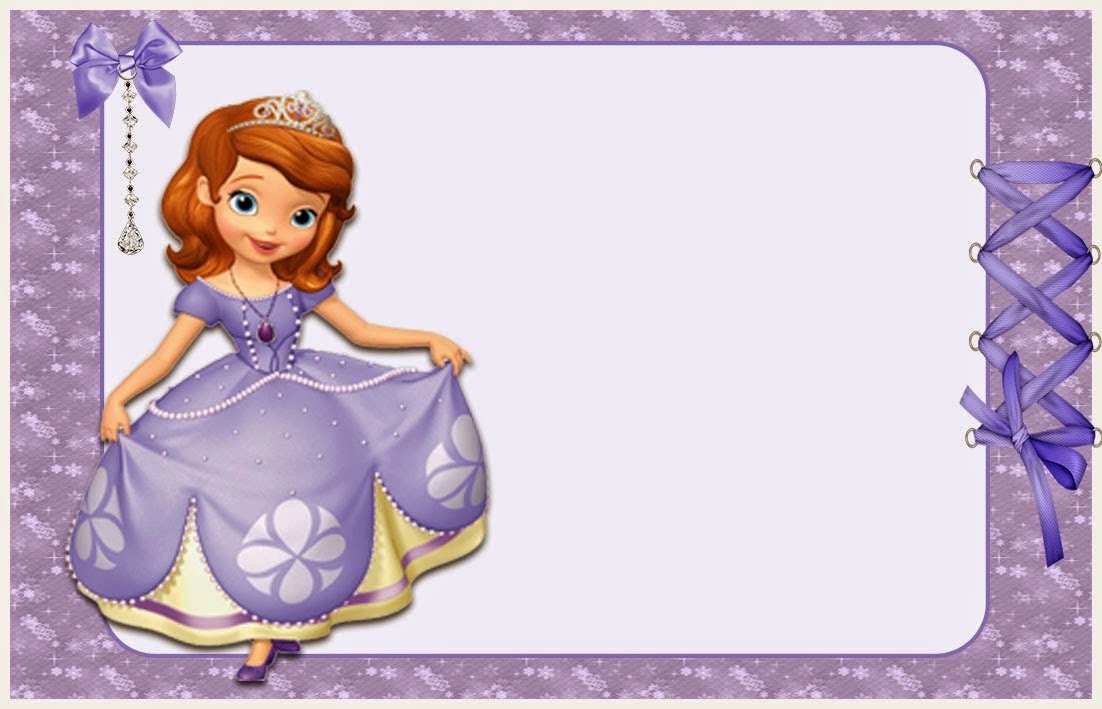 Sofia the First Template Awesome sofia the First Birthday Invitation Card Template Free