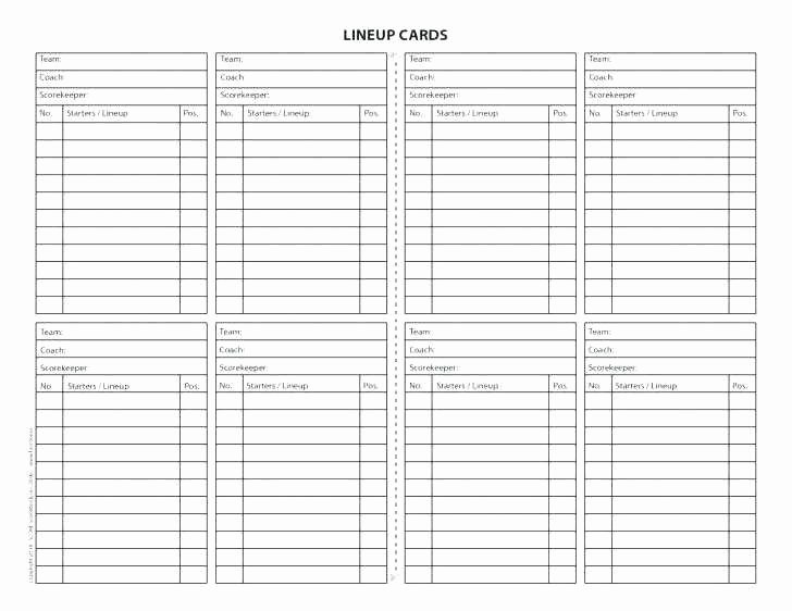 Softball Lineup Template Excel Lovely 36 Amazing Free softball Lineup Template Concept Resume
