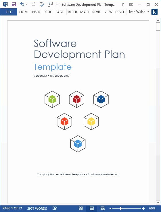 Software Development Proposal Template Inspirational software Development Plan Template Ms Word