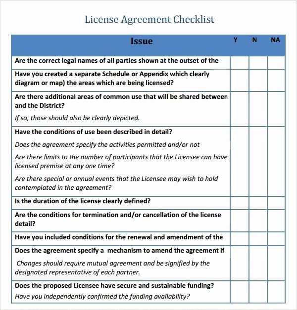 Software Licensing Agreement Template Best Of 6 Free software License Agreement Templates Excel Pdf