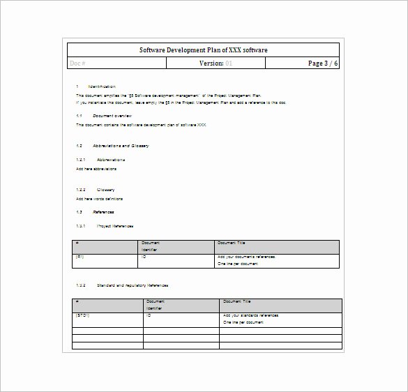 Software Project Plan Template Awesome 23 Project Plan Template Doc Excel Pdf
