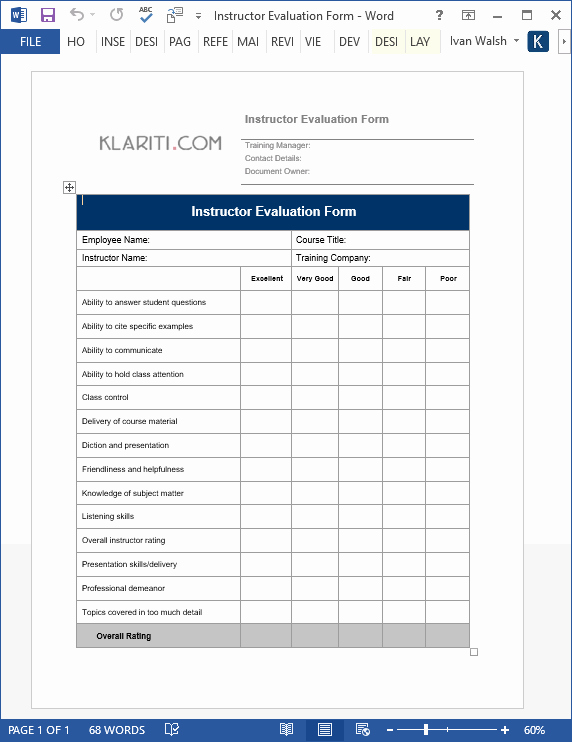 Software Training Plan Template Luxury Training Plan Template – 20 Page Word &amp; 14 Excel forms