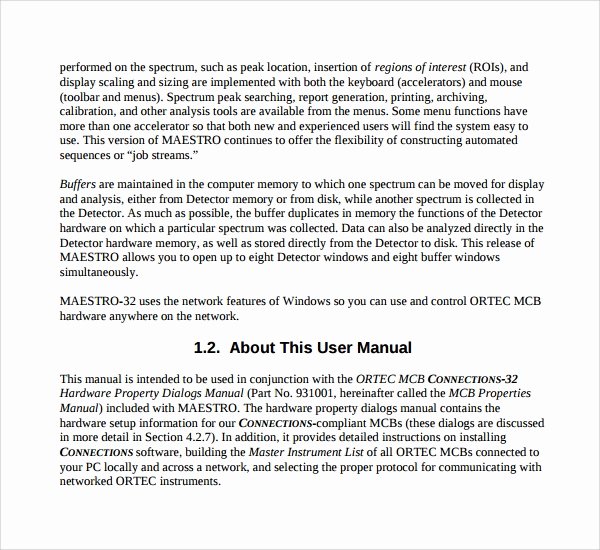 Software User Manual Template New 9 software Manual Templates to Download