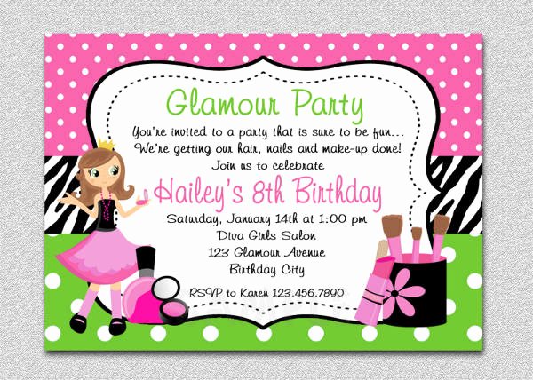 Spa Party Invitation Template Lovely 12 Spa Party Invitations Psd Ai Word