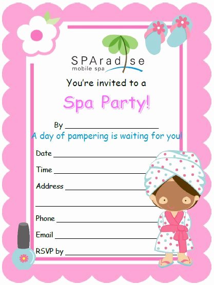 Spa Party Invite Template Beautiful Driving Salon Clients During the Quiet Times Phorest Blog