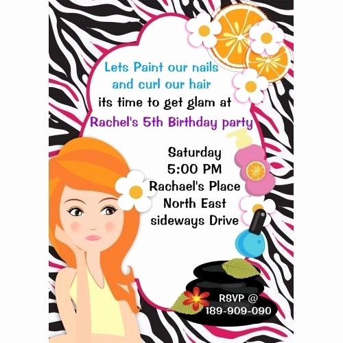 Spa Party Invite Template Lovely 44 Best Spa Labels &amp; Invitations Images On Pinterest