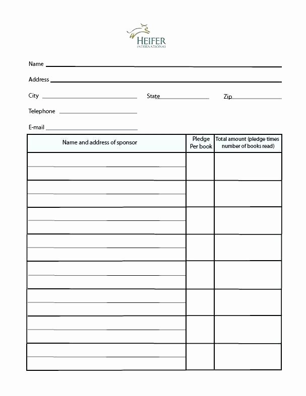 Sponsorship form Template Word Best Of Sponsorship form Template Sponsorship form Template Word
