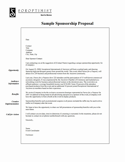 Sponsorship Package Template Free Luxury Sponsorship Proposal Template Free Download Edit Fill