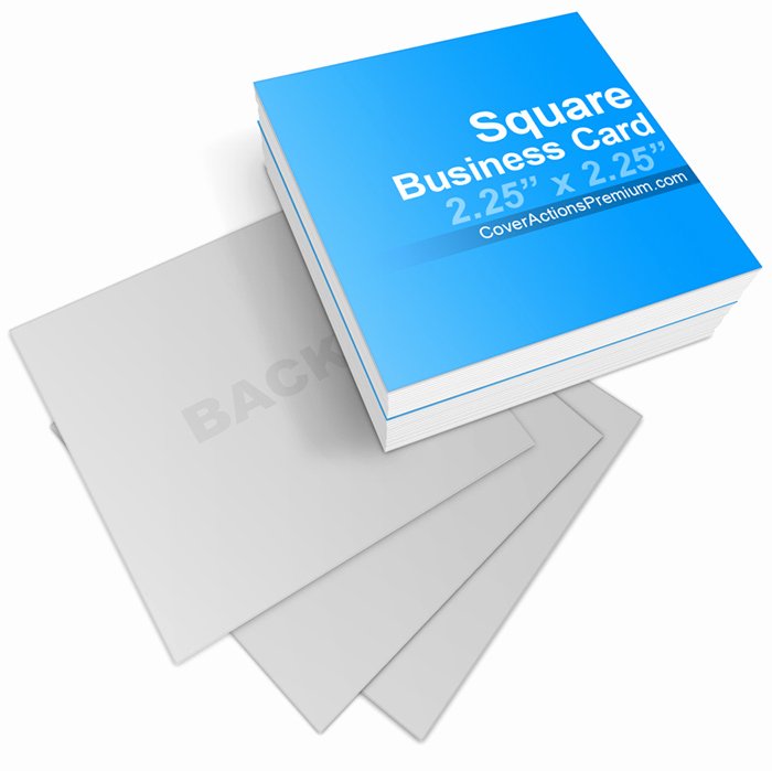 Square Business Card Template Awesome Square Business Card Mock Ups