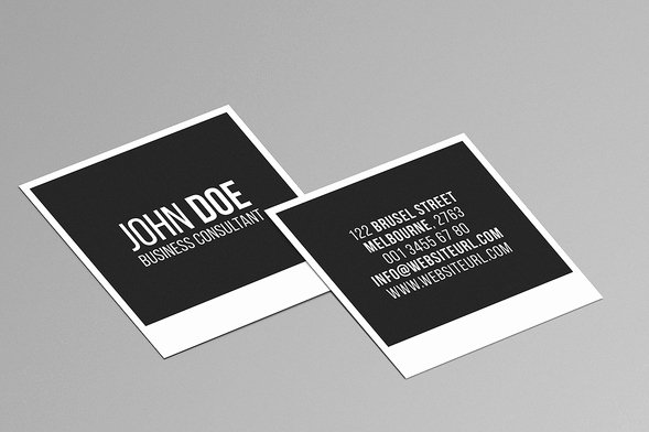 Square Business Card Template Elegant 23 Mini Square Business Card Psd Templates Ready to Print