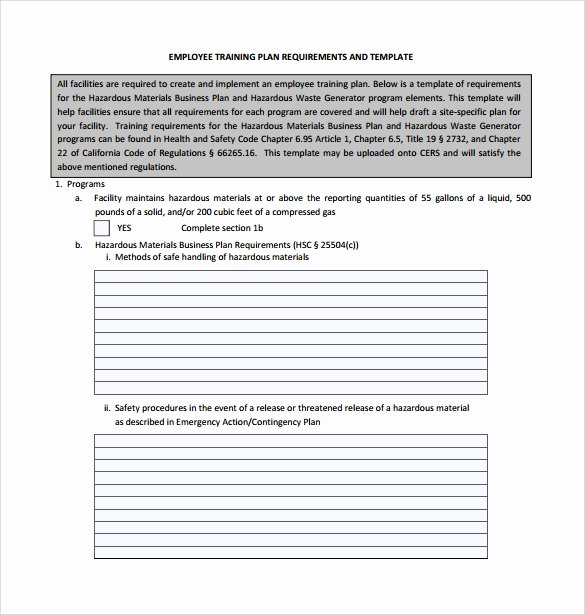 Staff Training Plan Template New Training Plan Template 19 Download Free Documents In
