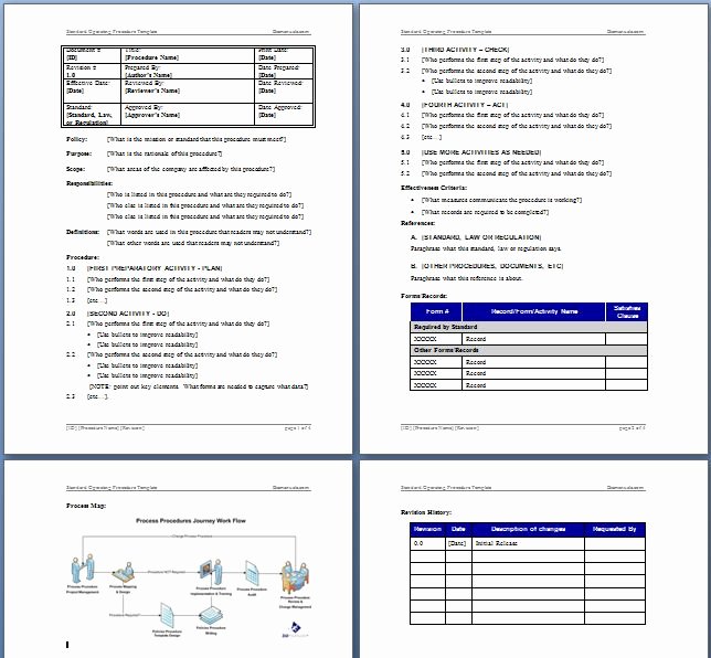 Standard Work Instructions Template Awesome Standard Work Instructions Support
