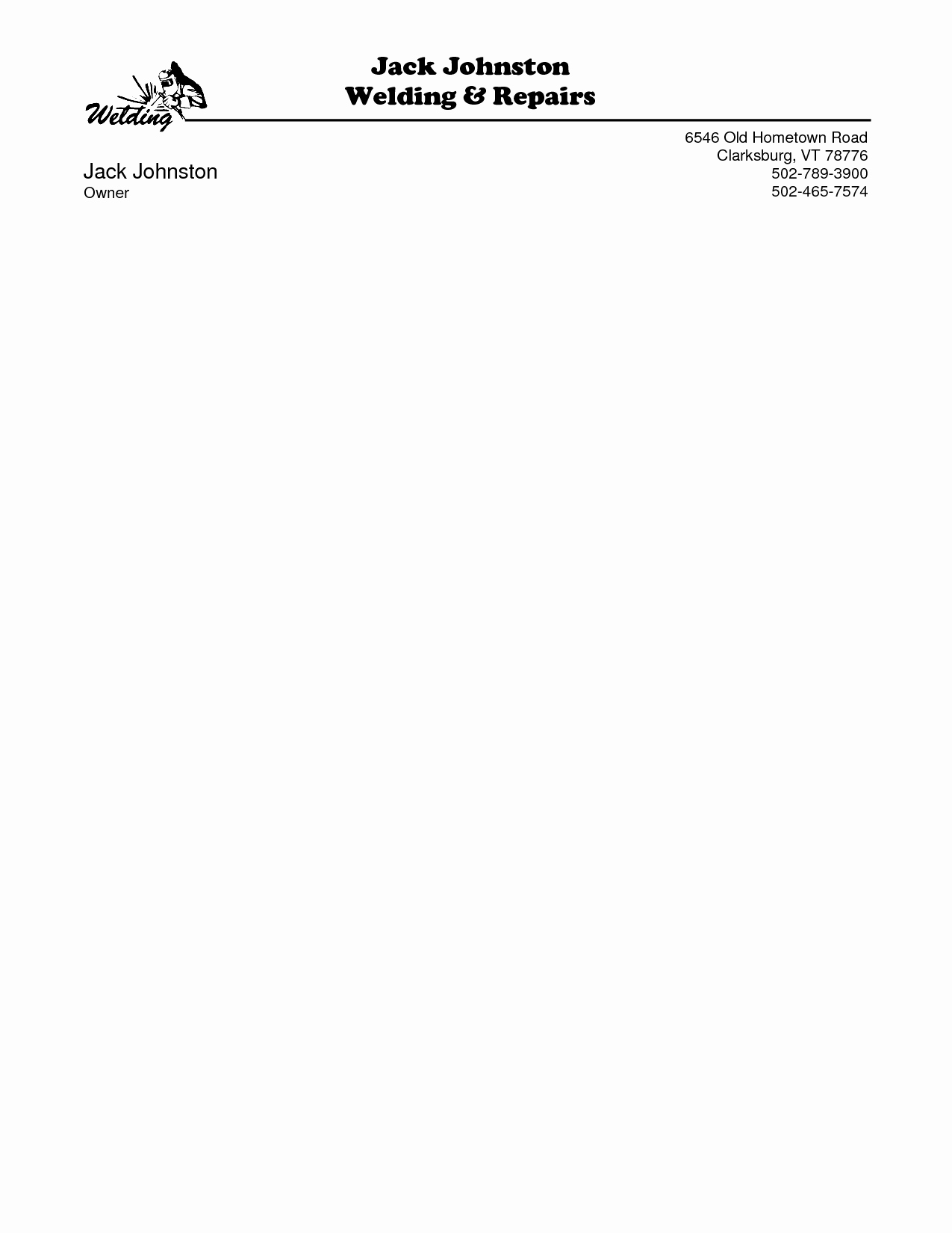 Stationary Template for Word Fresh Free Personal Letterhead Templates Word