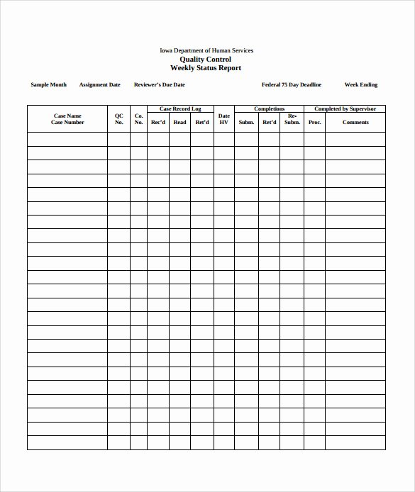 Status Report Template Word Awesome 18 Sample Weekly Status Report Templates – Pdf Word