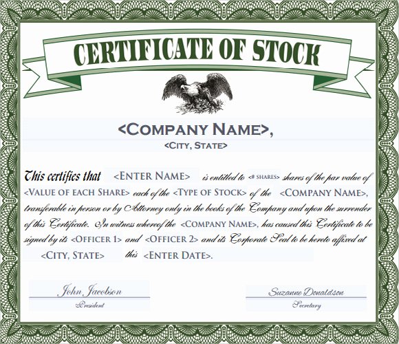 Stock Certificate Template Word Beautiful Stock Certificate Template 4 Free Download for Pdf Word