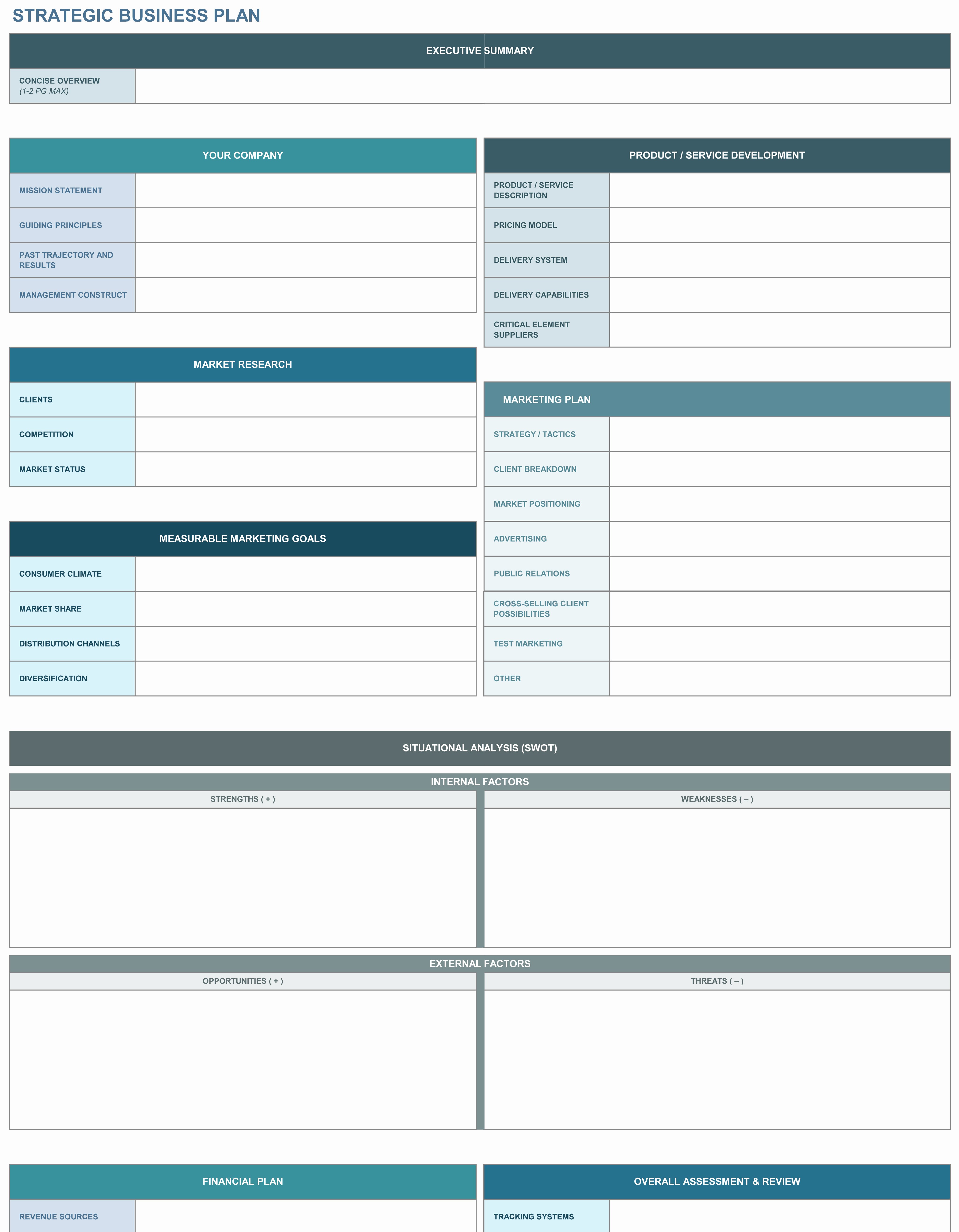 Strategic Plan Template Excel Inspirational 9 Free Strategic Planning Templates Smartsheet