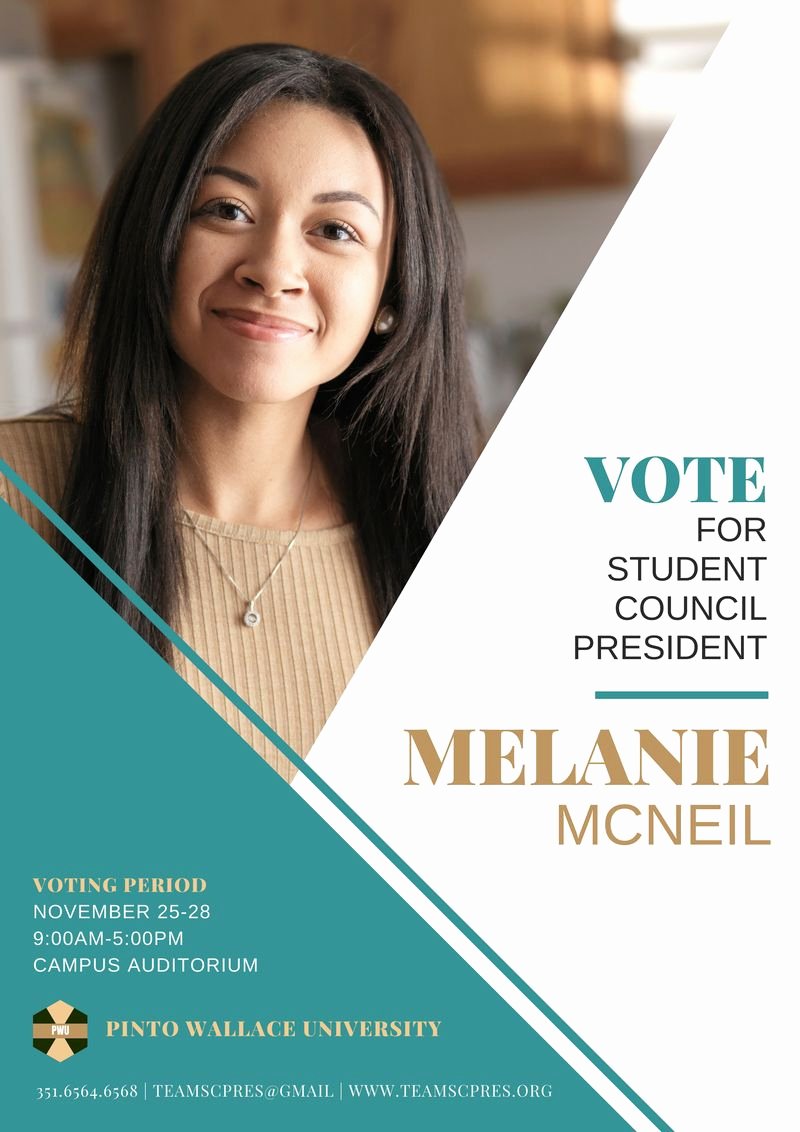 Student Council Poster Template Stcharleschill Template