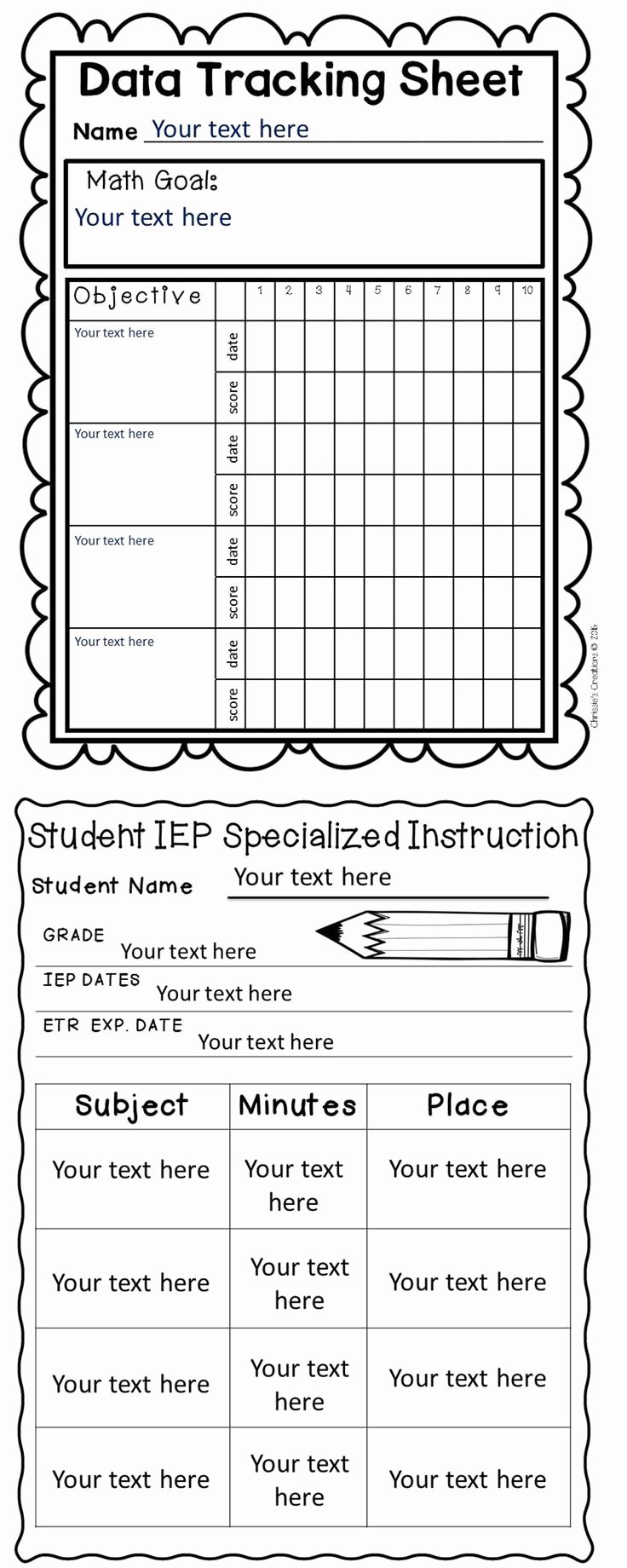 Student Data Tracking Template Awesome the 25 Best Iep Data Tracking Ideas On Pinterest