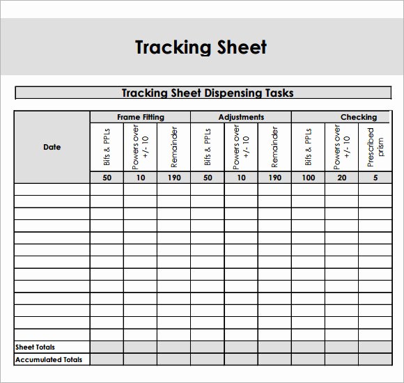 Student Data Tracking Template Inspirational 9 Sample Editable Tracking Sheets