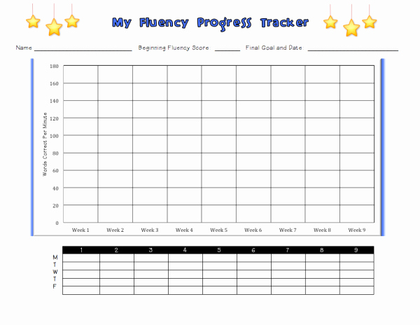 Student Tracking Sheet Template Awesome 8 Best Of Reading Tracking Chart Student Reading