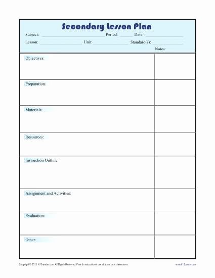 Substitute Lesson Plan Template Awesome Editable Daily Lesson Plan Template