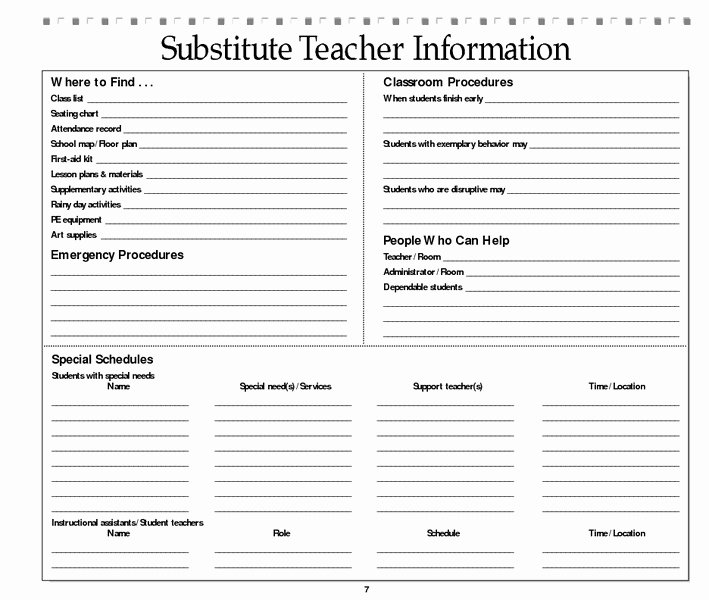 Substitute Lesson Plan Template New Emergency Lesson Plans 8th Grade Math Emergency Lesson