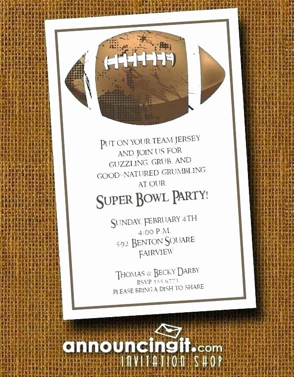 Superbowl Party Invitation Template Unique Super Bowl Party Invite Templates Super Bowl Invitation