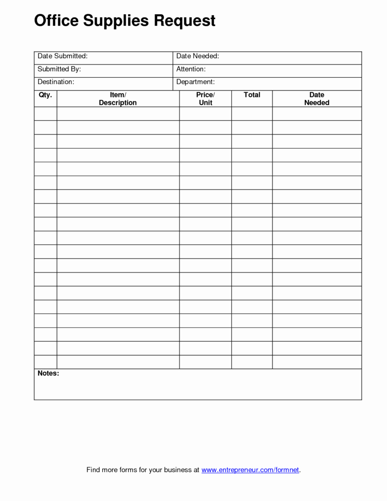 Supply order form Template Inspirational Medical Fice Inventory List