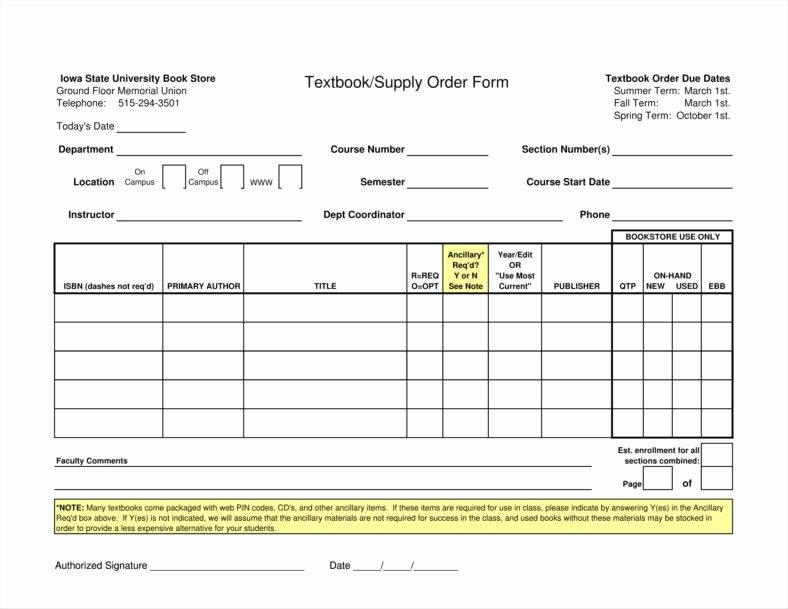 Supply order form Template New 9 Retail order form Templates No Free Word Pdf Excel
