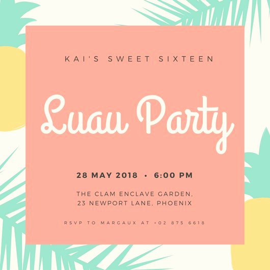 Sweet 16 Invite Template Awesome Customize 545 Sweet 16 Invitation Templates Online Canva
