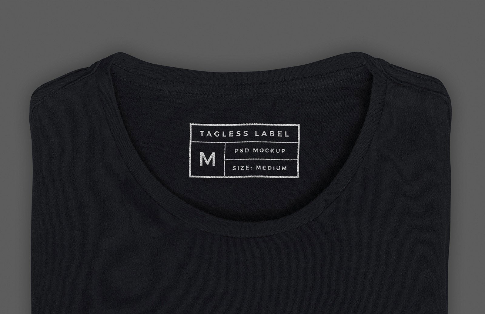 T Shirt Tag Template Unique Apparel Tag Inside Label Mockup — Medialoot