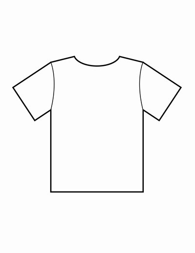 T Shirt Template Pdf New Blank Tshirt Template Pdf