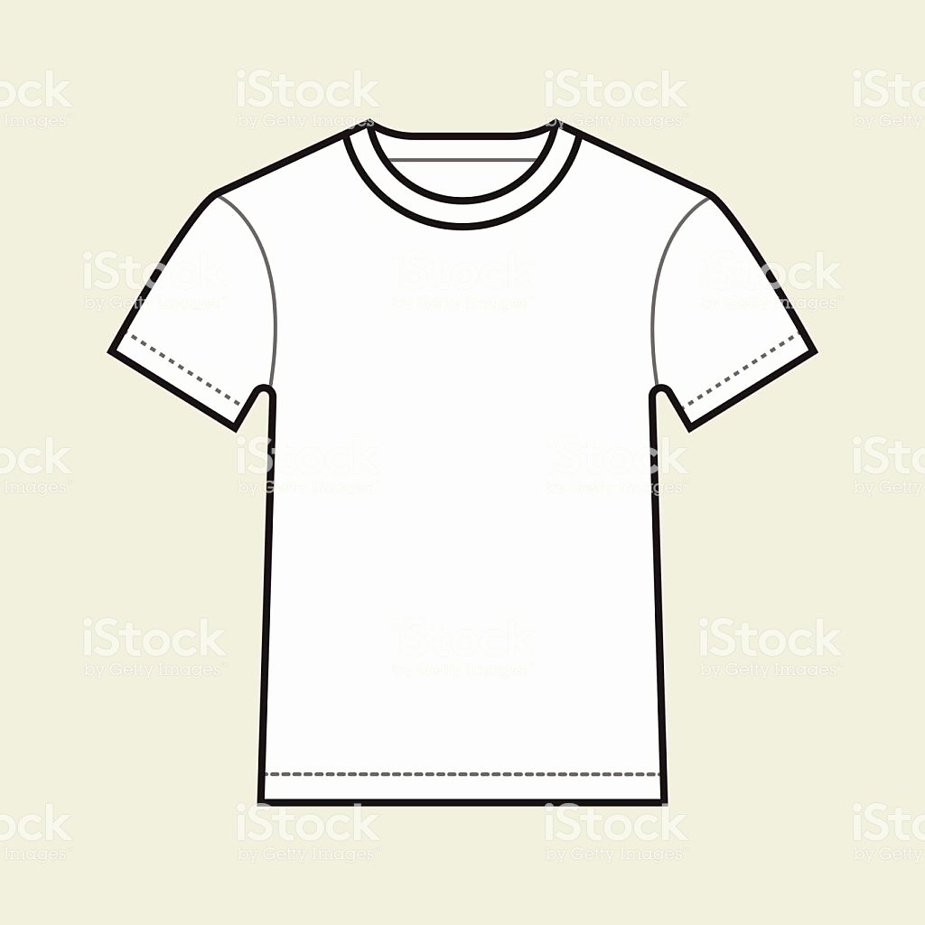 T Shirt Template Vector Awesome Roundneck Tshirt Template Stock Vector Art &amp; More