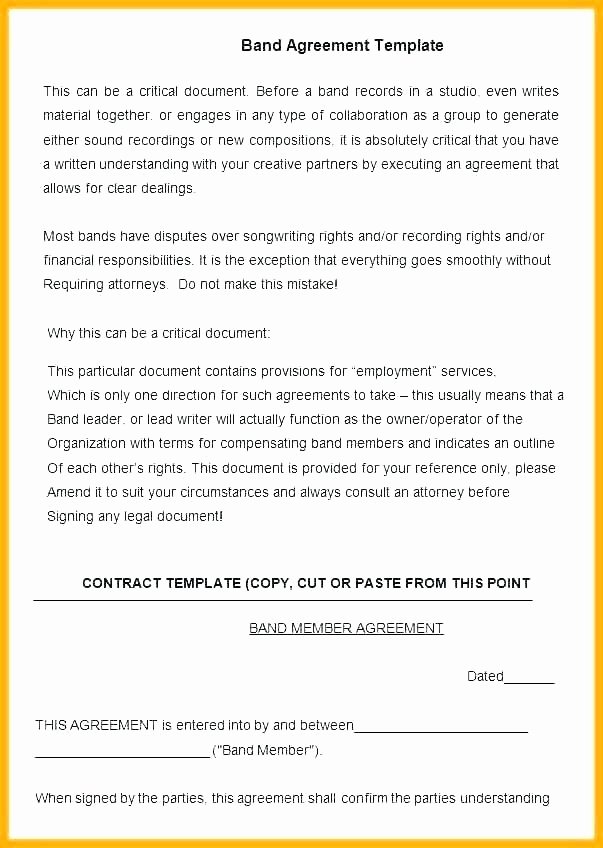Talent Management Contract Template Best Of Artist Management Contract Template Agreement Next Project