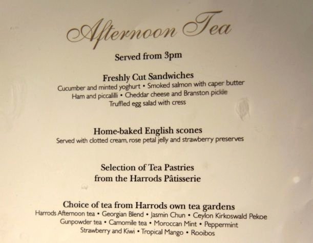Tea Party Menu Template Fresh at Harrod S Anglophile afternoon Tea Pinterest