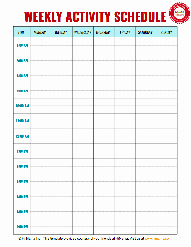 Teacher Daily Schedule Template New Himama Child Care Apps with Daycare Daily Sheets